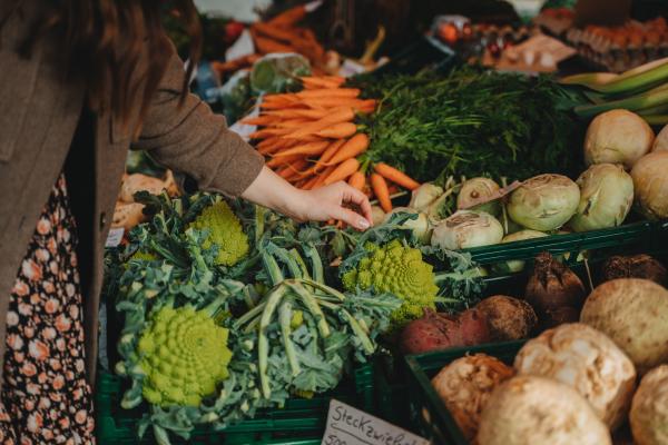 Image of fresh produce picked by local farmers