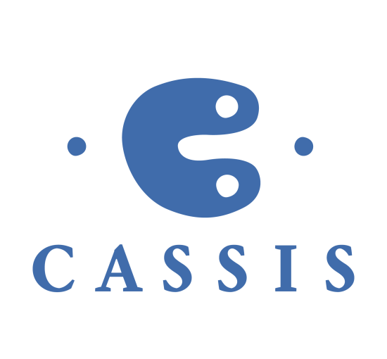 logo blue a letter C with cassis under