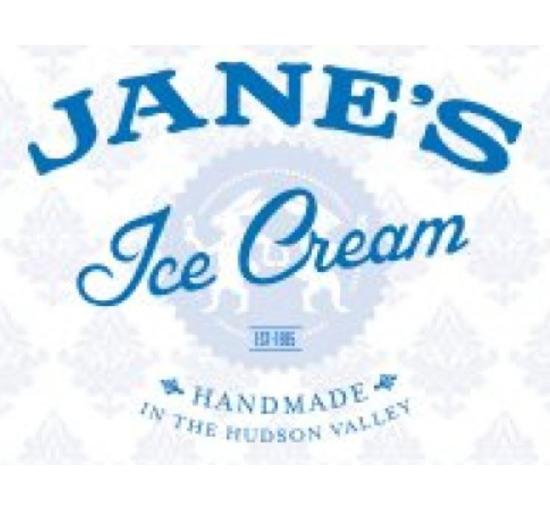 Logo blue font color ice cream in cursive