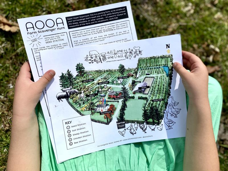 Map of scavenger hunt from one of the events