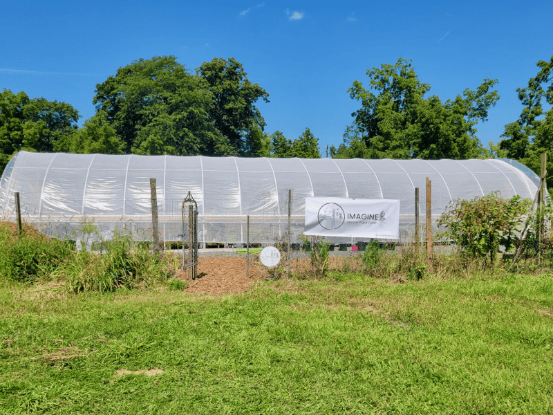 Hoop House at IMAGINE Native Plant Farm