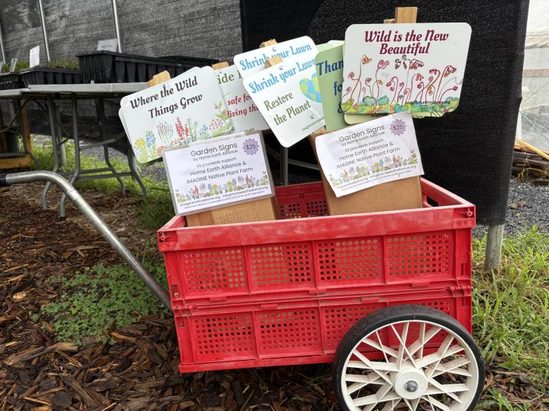 IMAGINE Native Plant Farm carries garden signs!