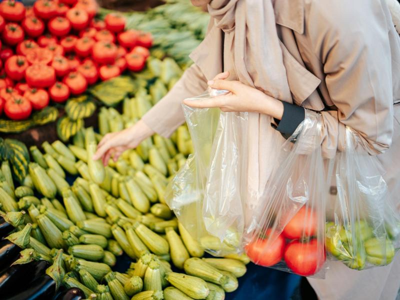 Vegetables at the market