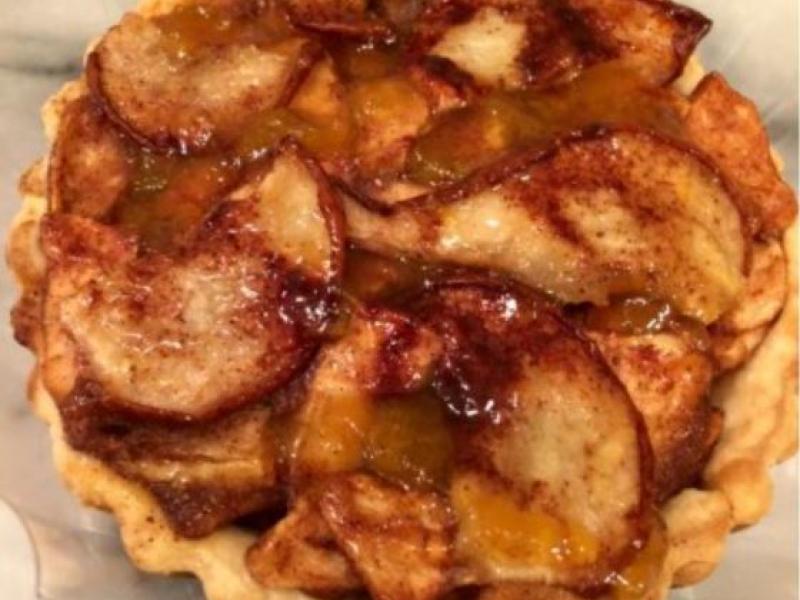 single serve apple pie