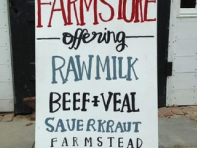 farm store sign