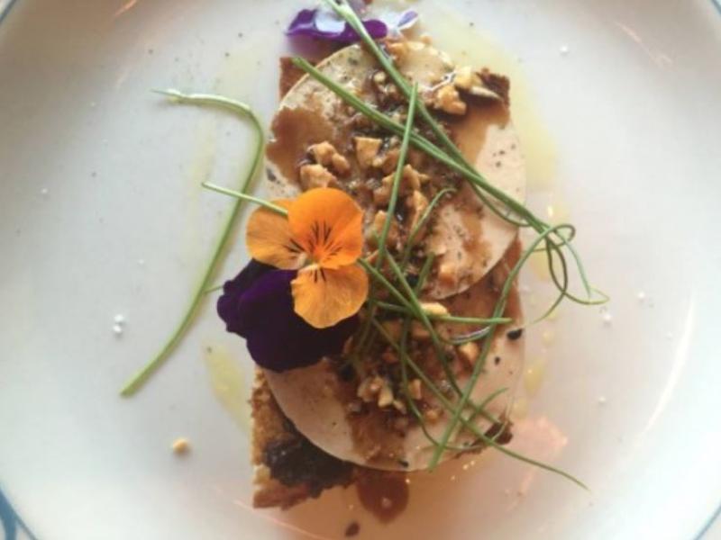 plated appetizer