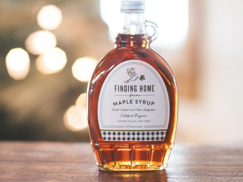 12 organic maple syrup bottle