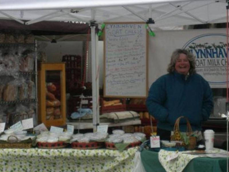set up at a vendor event