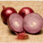 image of a cut red onion