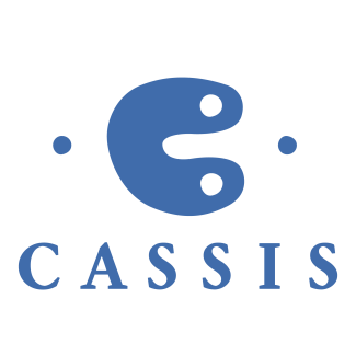 logo blue a letter C with cassis under