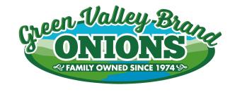 logo green oval with different shades of green font