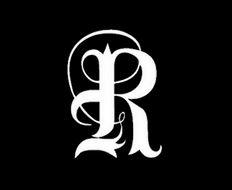 logo black background with white font that is an uppercase R
