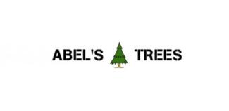 logo black font with a tree in the middle