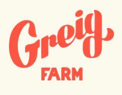 Logo in cursive orange font