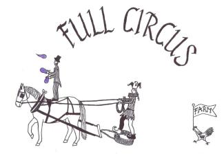 Horse drawn carriage drawing for logo with name above