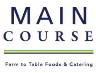 white background font in navy blue with a green line underneath