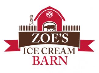 logo red barn with brown and red font