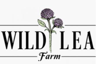 logo black lettering with a flower in the middle that is purple