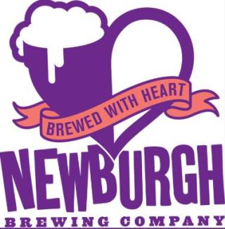 newburgh brewing logo white background purple cup of beer with foam